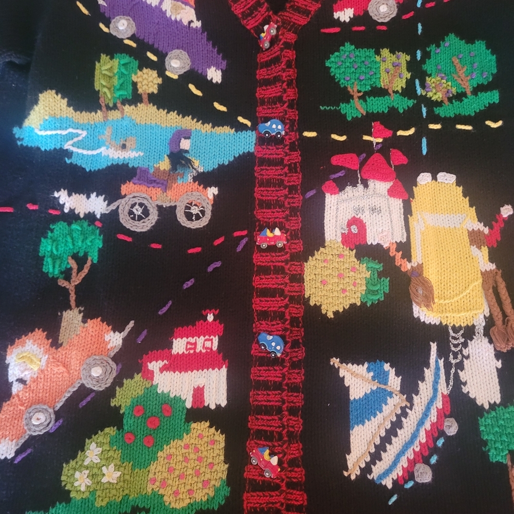 VINTAGE Storybook Knits Size L - Picture 3 of 8